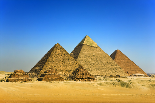 security image of a pyramids
